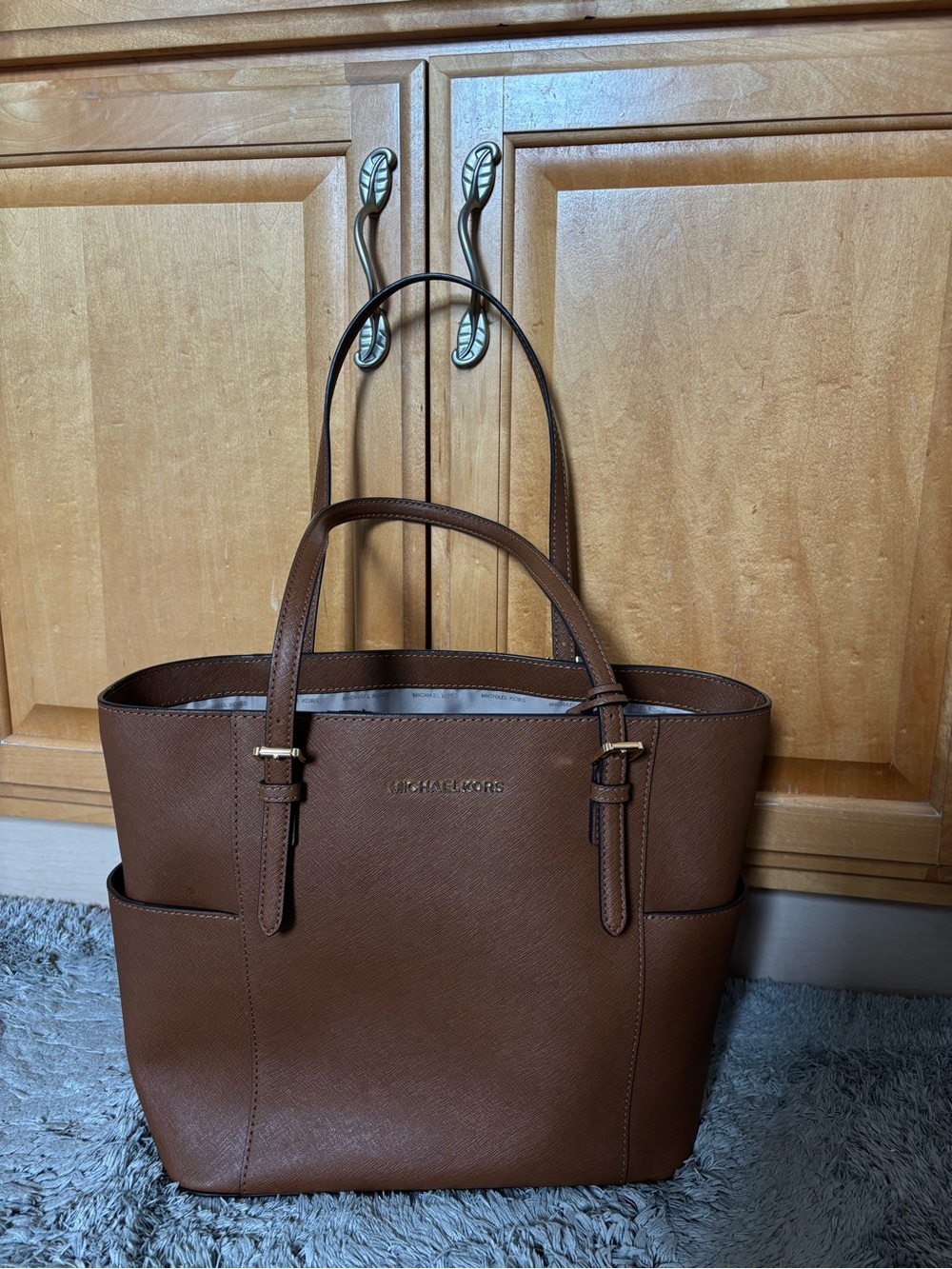 Michael Kors Chestnut Brown Saffiano Leather Tote